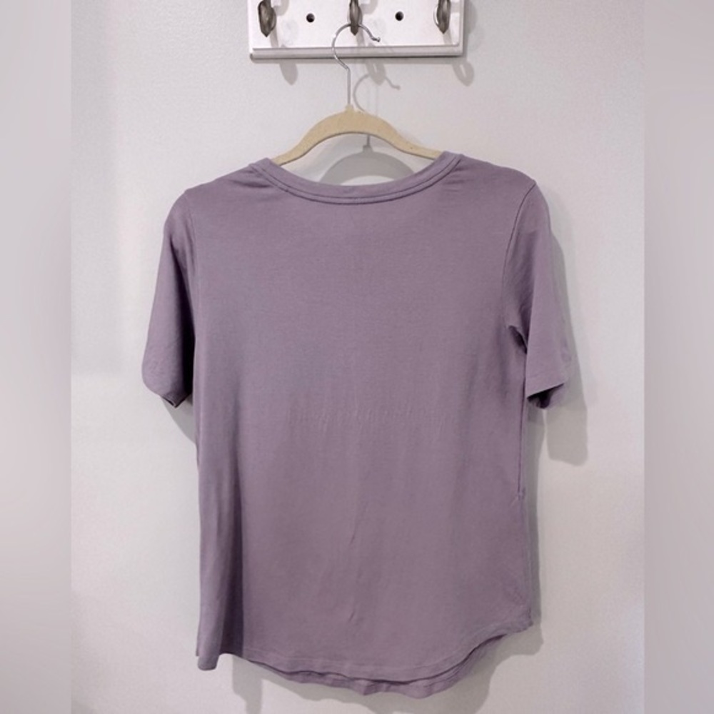Universal Standard Tee Rex t-shirt lavender gray sz XS